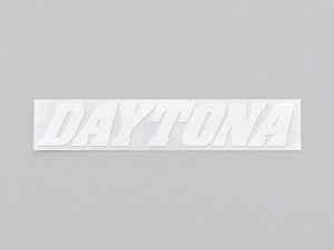 デイトナ 21197 DAYTONA カットステッカー ホワイト 155mm×30mm 抜き文字 ロゴ シール