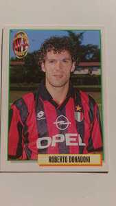 イタリア セリエA ACミラン ドナドーニ 元イタリア代表 Roberto Donadoni 1995CALCIO 187
