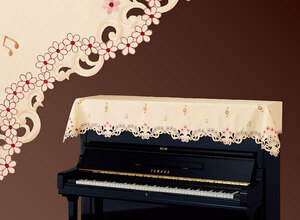  piano top cover ( piano cover ) floral print embroidery re- Scream series CL-70