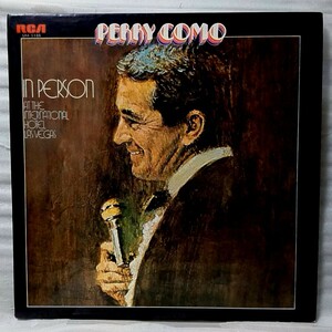 ★★PERRY COMO IN PERSON 国内盤 見開きジャケット仕様 ★アナログ盤 [4015RP