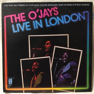 オージェイズ O'JAYS LIVE IN LONDON★実況録音盤 ロンドンライブ収録!!★ アナログ盤 [7535RP