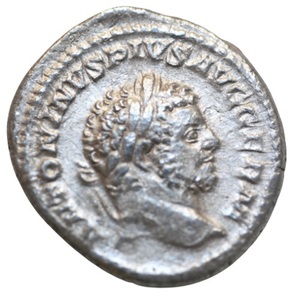 ローマ帝国　カラカラ 198-217年　デナリウス銀貨　@147