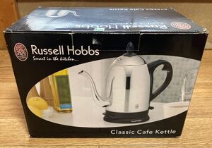 未使用 カフェケトル Russell Hobbs 7300JP ラッセル・ホブス 電気ケトル 1.2L