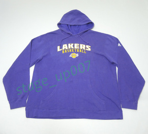 LAKERS（レイカーズ）／スウェット プルオーバーパーカー-adidas 303001/サイズ感2XL- ／管DZKQ