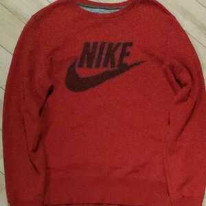 NIKE Nike sweatshirt sweat red RED old clothes M size 