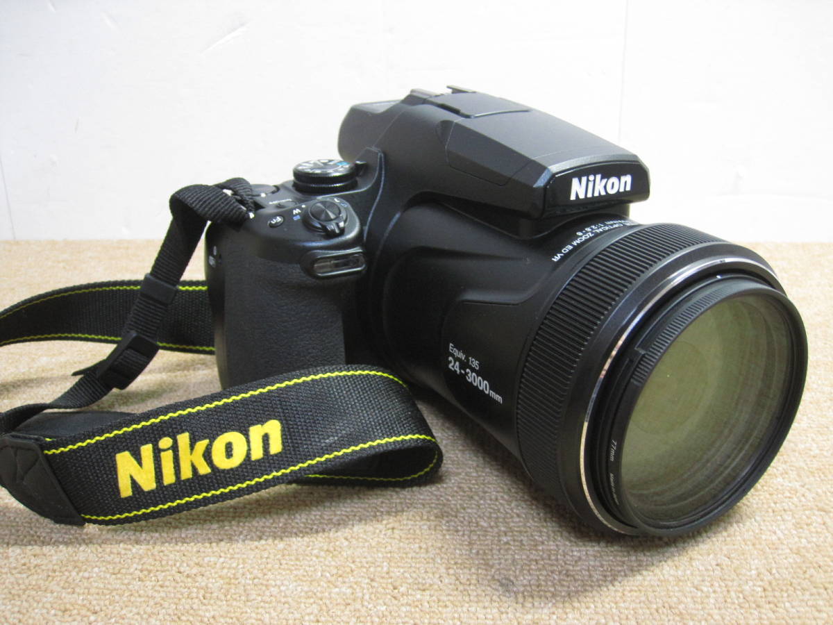 新しい季節 Nikon 良品) P1000BK(中古 クールピクス ブラック P1000 COOLPIX デジタルカメラ - その他 -  labelians.fr