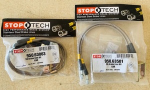 ◆新品未使用◆STOPTECH社製◆ダッジマグナム クライスラー300C チャージャー チャレンジャー ステンレスブレーキホース4PCセット◆（B箱）