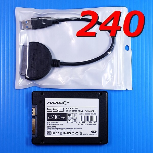HIDISC 2.5inch SATA 256GB HDSSD256GJP3 SSD