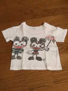 ☆ディズニー☆ミッキー&ミニーのTシャツ☆サイズ80☆
