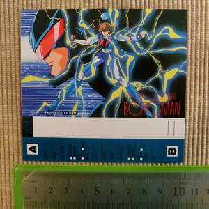  cassette tape index card Sonic Soldier Borgman BORGMAN *6 dead stock retro rare rare anime goods 