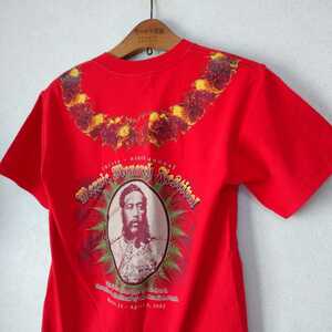 ハワイ メリーモナーク 2002 Tシャツ 赤 S
