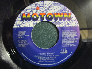 Chico DeBarge ： Talk To Me 7'' / 45s (( '86 エレクトロ・ダンス・ナンバー )) c/w If It Takes All Night (( 落札5点で送料無料