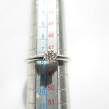 ★TIFFANY&CO. ティファニー 　プラチナ950ダイヤリング　PT950　品位950/1000　　3.1ｇ　8号　ダイヤ0.24ｃｔ_画像7