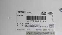 bbny【E-700】通電確認済★EPSON Calario me:E700 コンパクトフォトプリンター_画像6