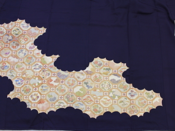 Rakufu Special Selection 97919 Юзен, потрясающая цветная роспись на подкладке BVC, ручная роспись, цена снижена, мода, Женское кимоно, кимоно, Томесодэ