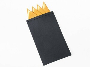  мужской правильный оборудование деловой костюм смокинг pocket square носовой платок треугольник ×4 в одном корпусе # Gold 
