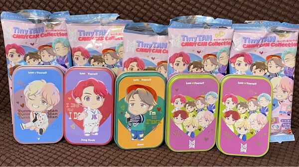 BTS タイニータン キャンディ缶 テテ グク ジミン オール×2