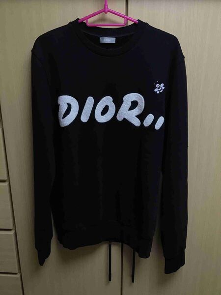 正規 限定 19SS DIOR × KAWS ディオール カウズ BEE 蜂 KIM JONES キムジョーンズ スウェット シャツ XS 銀座SIX ポップアップストア限定