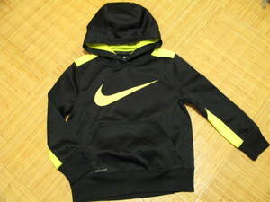 [used]NIKE( Nike ) с капюшоном . Parker ( чёрный ):XS размер 