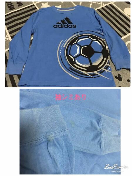 adidas kids ロンＴ