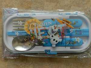 * super-discount special price * new goods * hole . snow. woman . set of forks, spoons, chopsticks blue *c