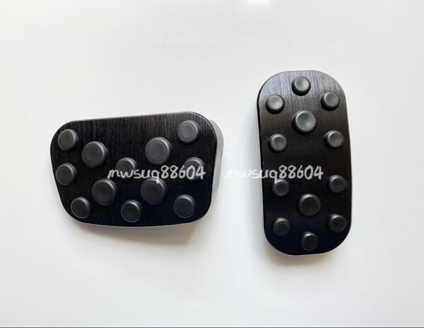 新品 フットペダルカバー トヨタC-HRカローラ プリウス アクセル ブレーキ 黒色