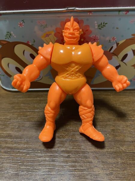 キン消し BIGキン肉マンパート2 オクトパスドラゴンの部下 オレンジ 当時物 送料無料