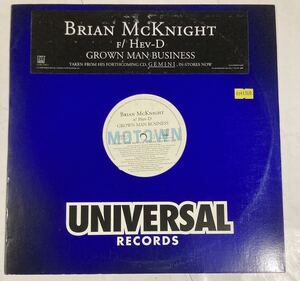 12' 2005年 US盤 プロモオンリー Brian McKnight F/ Hev-D Grown Man Business UNIR21407-1