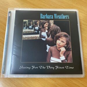 【美品】CD Barbara Weathers / Seeing For The Very First Time 日本盤