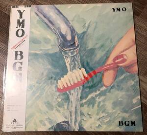 LP【和モノ】YMO (YELLOW MAGIC ORCHESTRA) / BGM【ALFA ALR-28015・国内81年ORIG・帯付・坂本龍一・細野晴臣・高橋幸宏】