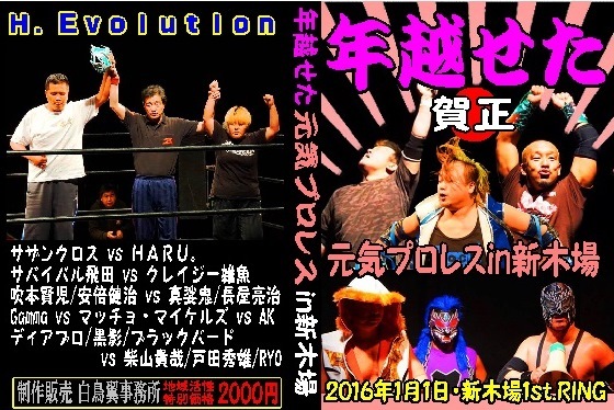 【新春元気プロレス】２０１６年越せたプロレス【新木場大会】