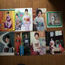 昭和レトロ　切り抜き 女優　着物姿撮影の資料　見本　印刷物　当時物　資料_画像3