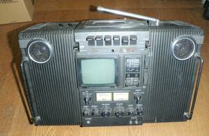  Sanyo SANYO -тактный Ranger Stranger T4100 с телевизором радио кассета подлинная вещь радио анимация есть электропроводка обработка утиль редкий 