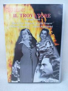 DVD [Il Trovatore foreign record ] opera / Mai pcs / Dell * Monaco /ba stay a knee ni/ Classic / n2397