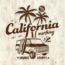 ■CALIFORNIA Tシャツ■Sサイズ（ホワイトxブラウン）アメリカ　アメ車　シボレー　シェビーバン　フルサイズバン CHEVROLET CHEVY VAN_画像2