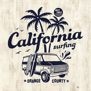 ■CALIFORNIA Tシャツ■レディースLサイズ相当（ホワイトxネイビー）アメ車　シェビーバン　シボレー カリフォルニア CHEVY