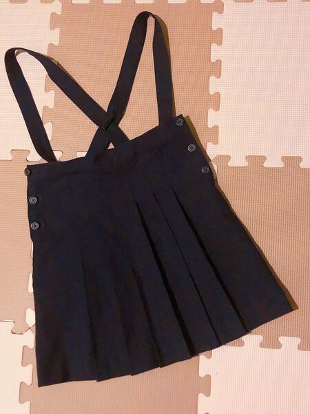 ラルフローレン サスペンダー付きプリーツスカート 120