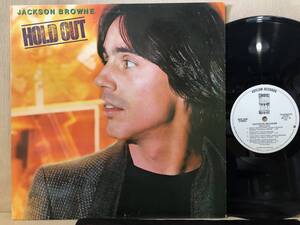 【即決 送無】 us orig 白プロモ盤 Jackson Browne 好盤 Hold Out 盤：綺麗 ,ジャケ：良好,　インナースリーブ付　ジャクソン ブラウン