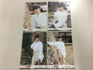 NGT48 team NⅢ 荻野由佳 生写真 新潟ロケ生写真 新潟県佐渡島 4枚セット 匿名配送対応 O045