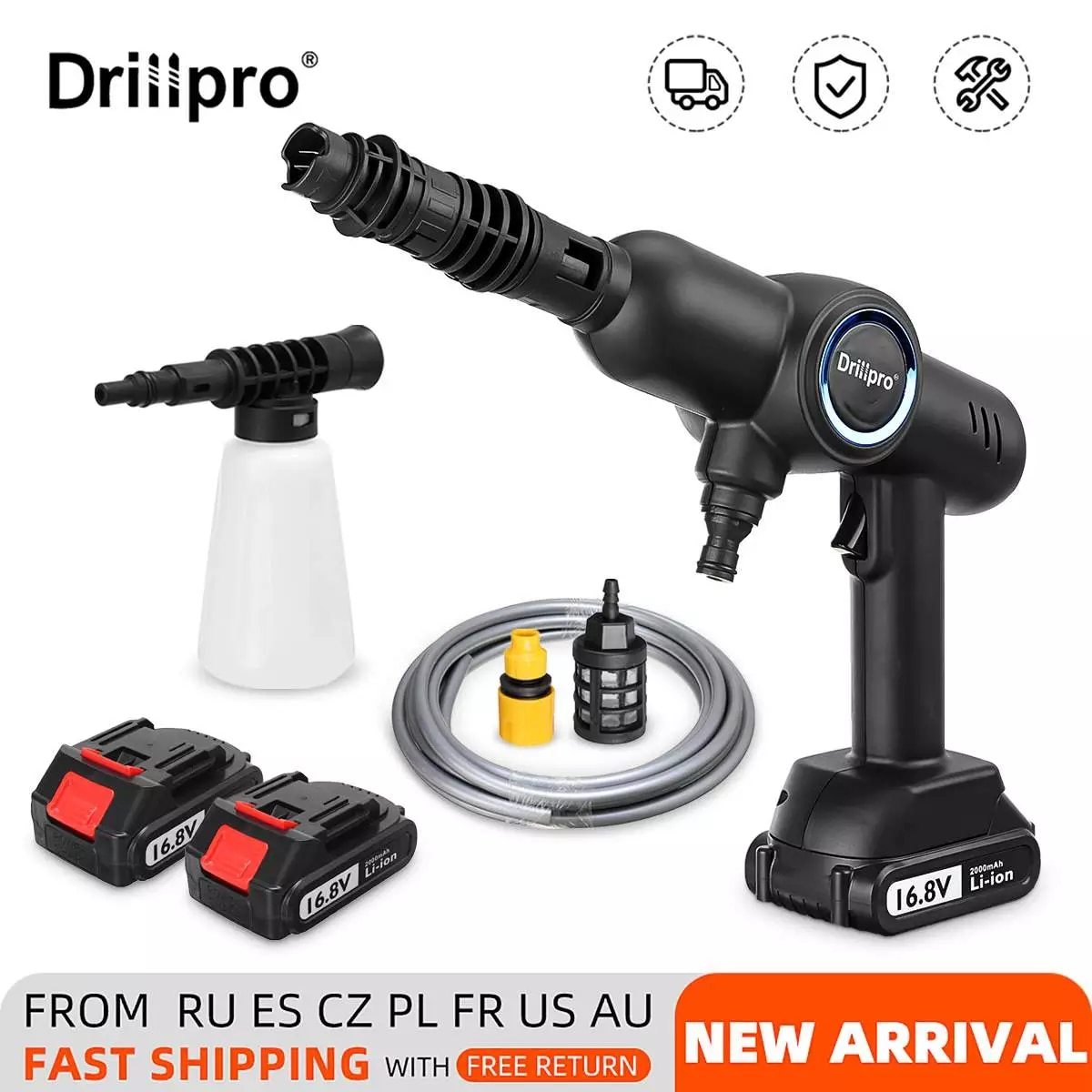 予約販売 RYOBI 充電式 ポータブル洗浄機 KSW-1800L1 revecap.com