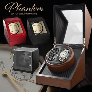 ワインディングマシン ウォッチワインダー マブチモーター 2本巻 自動巻き　腕時計用 ファントムの商品画像