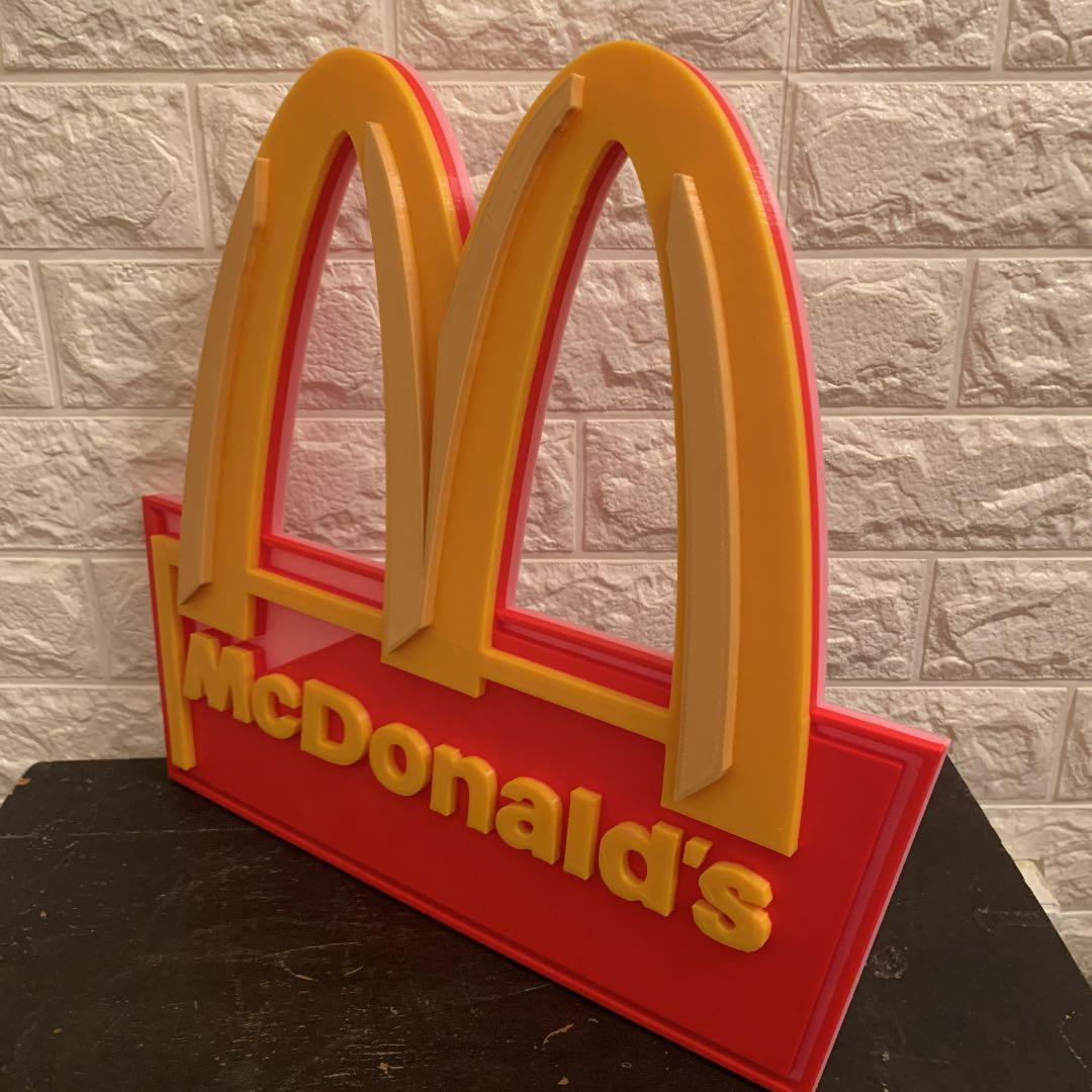 jack in the マクドナルド ビンテージ box サイン 看板