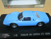 ハイスピード 1/43 「 ポルシェ904 カレラGTS 」 1963ｙ～1964ｙ マッドライトブルー ・送料 400円（レターパック発送）_画像4