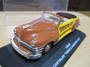  Sunstar 1/43 [ Chrysler Town & Country 1947 ] Brown / wood * postage 400 jpy letter pack post service shipping 