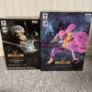 【未開封品】ワンピース フィギュア ONE PIECE 造形王頂上決戦 ドレスローザ ドフラミンゴ トラファルガー ロー