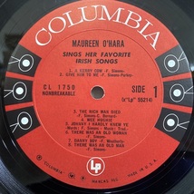 ●即決VOCAL LP Maureen O'Hara / sings Her Favorite Irish Songs 0084 米オリジナルPromo 6eye Mono モーリン・オハラ_画像3