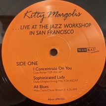 ●即決VOCAL LP Kitty Margolis / live at the Jazz Workshop 0119 米オリジナル キティ・マーゴリス_画像3