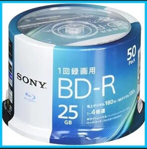 50BNR1VJPP4 ソニー 4倍速対応BD-R 50枚パック×2セット 25GB