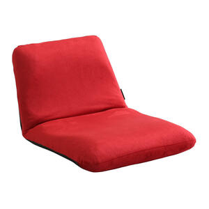 美姿勢習慣、コンパクトなリクライニング座椅子（Sサイズ）日本製 | Leraar-リーラー-　SH-07-LER-S-KRD　起毛レッド
