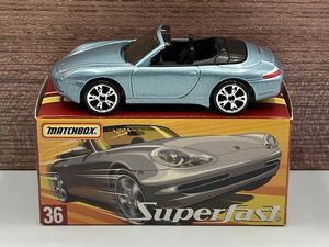 即決有★マッチボックス MATCHBOX PORSCHE ポルシェ 911 カレラ 水色★ミニカー